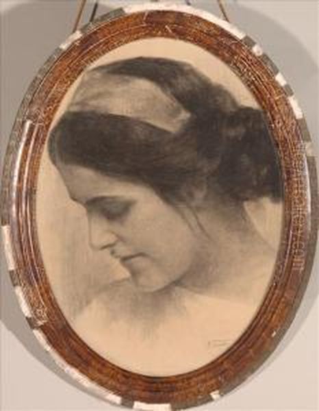 Head Study Of Alady - view 1