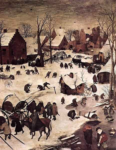 The Census at Bethlehem (detail) - view 1