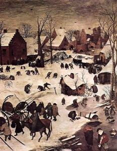 The Census at Bethlehem (detail)
