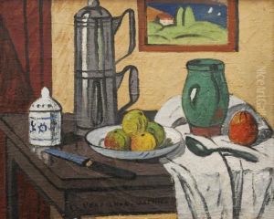 Nature Morte A La Cafetiere by Louis-Mathieu Verdilhan