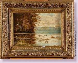 Etang Aux Cygnes by Paul Verdussen