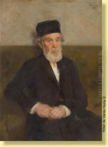 Portrait De Notable by Eugene Verdyen