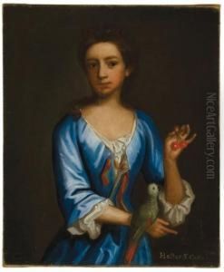 Portrait Of Hester S. Cotton by Maria Verelst