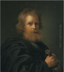 Portrait Of A Bearded Man by Pieter Harmensz Verelst