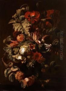 Blumenstillleben Mit Tulpen by Simon Pietersz. Verelst