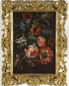 Natura Morta Con Fiori by Simon Pietersz. Verelst