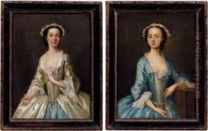 Portraits Of Two Ladies by Willem Verelst