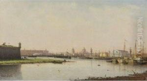 View Of St. Petersburg by Petr Petrovich Vereshchagin