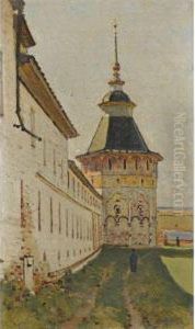Monastery Tower by Vasily Vasilievich Vereschagin