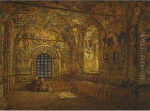 The Portico Of A Church by Vasily Vasilievich Vereschagin