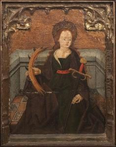 Saint Catherine Of Alexandria by Pablo Vergos