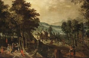 A Village Kermesse On St. George's Day by Tobias van Haecht (see Verhaecht)