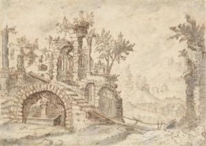 A Landscapewith A Ruin And A Well A Landscapewith A Ruin And A Well