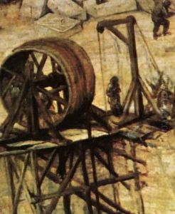 The Tower of Babel (detail) 9 by Pieter the Elder Bruegel