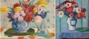 "composition Aux Pivoines" by Marthe Verhaeren
