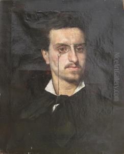 Portrait De E. Van De Velde by Pieter Verhaert