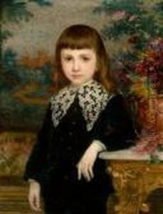 Portrait D'enfant by Frans Verhas