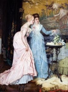 Le Bouquet De La Mariee by Frans Verhas