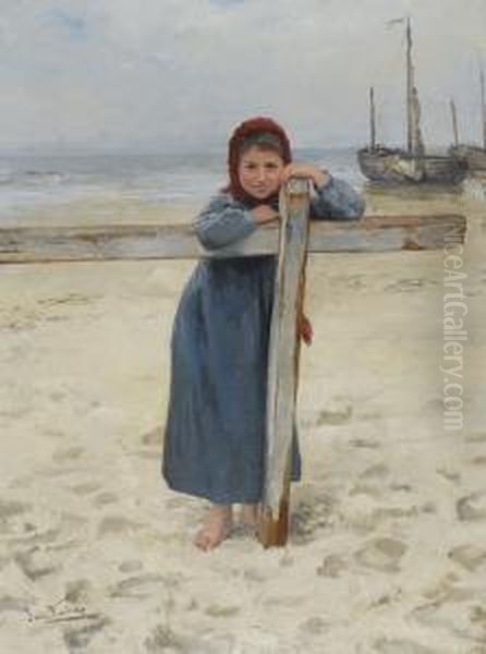 Girl On The Beach(1891) - view 1