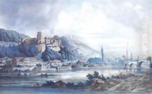 Schloss Heidelberg by Theodor Verhas