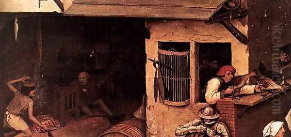 Netherlandish Proverbs (detail) 3 - view 1