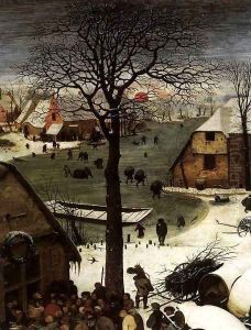 The Census at Bethlehem (detail) 8