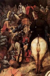 The Conversion of Saul (detail) 3 by Pieter the Elder Bruegel