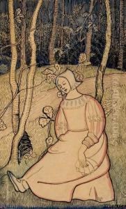 Femme Dans Un Bois by Jan Verkade