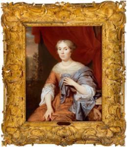 Ritratto Di Dame Con Un Collier Doro by Jan Verkolje