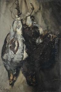 Jachtstilleven by Charles Verlat
