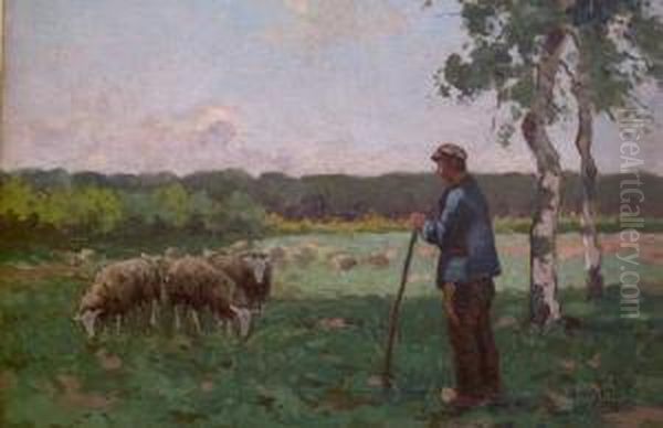 A Shepherd And His Flock - view 1