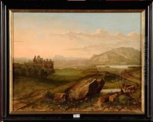 Paysage Anime En Ecosse by Josef Vermanden