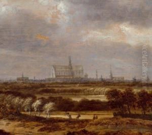 Landscape With View Of The Church Of St. Bavo.