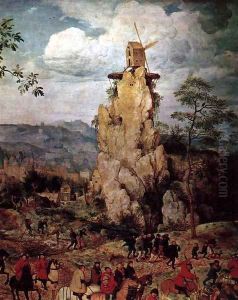 Christ Carrying the Cross (detail) 7 by Pieter the Elder Bruegel