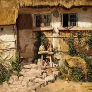 Udenfor Et Gaardmandssted by Frits Johann Freder. Vermehren