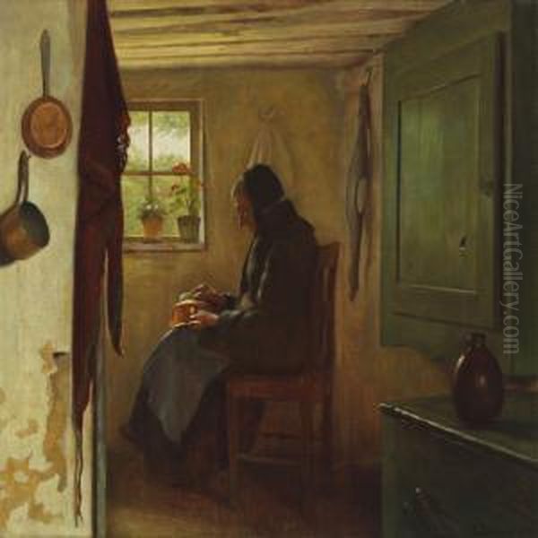 Interior With Woman - view 1
