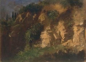 Paesaggio Con Rocce by Otto Vermehren