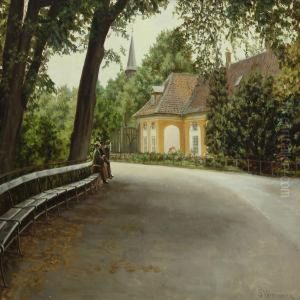 View Of The Entrance At Frederiksberg Park