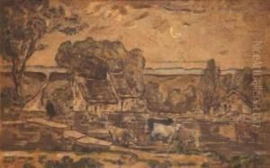 Le Hameau by Francois F.Miel, Dit Vernay