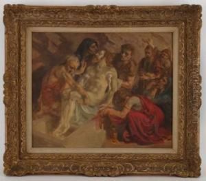 Le Descente De Croix by Francois Joseph Vernay