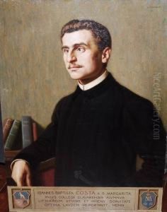 Ritratto Maschile Con Iscrizione by Angelo Vernazza