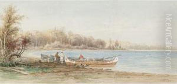 Canoes And Trappers - view 1