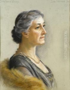 Portrait Of Constance Vesey by Ida Verner