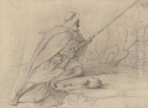 Soldat Arabe. by Horace Vernet