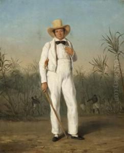 Portrait De Monsieur De Lagrange, Planteur En Martinique by Jules Vernet