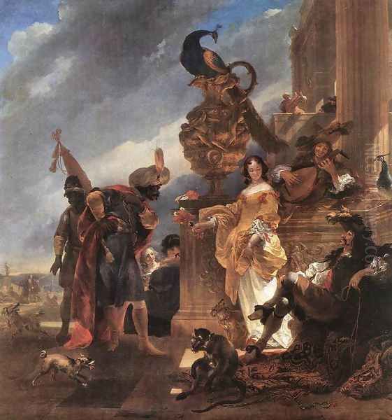 Merchant Receiving a Moor in the Harbour - view 1
