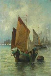 Boats In The Venice Lagoon