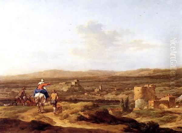 Italian Landscape with Mountain Plateau 1655 - view 1