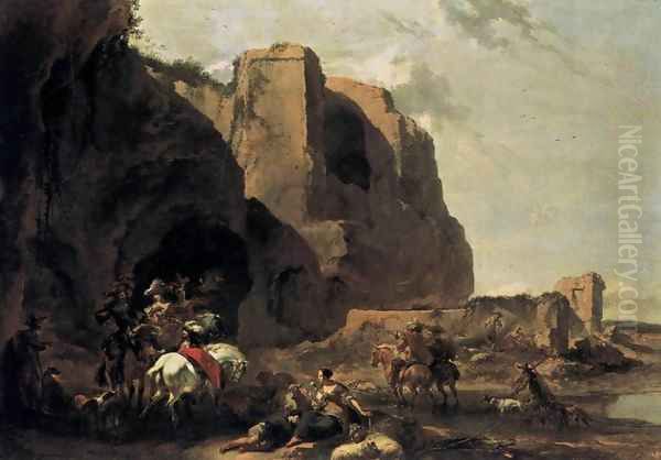 Return from the Falcon Hunt - view 1