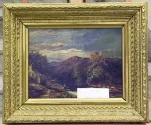 Hus Vid Flod. by Arthur Langley Vernon